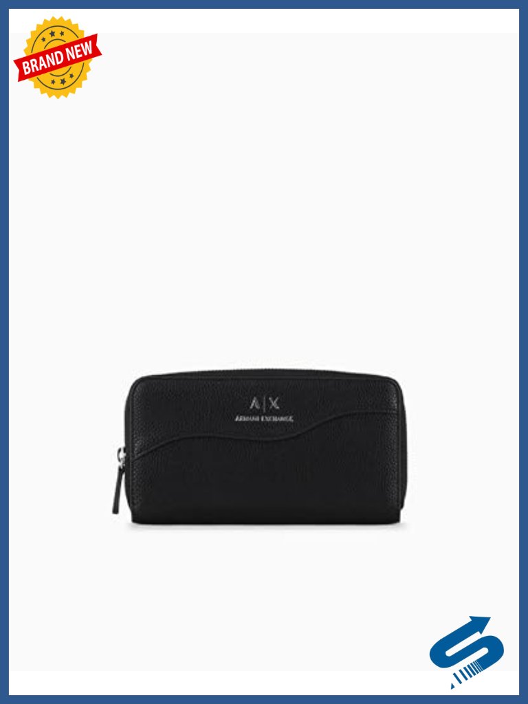 Women's Wave Continental Zip Around Wallet With Polyester And Card Holder